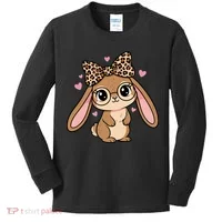 Cute Easter Bunny Kids Long Sleeve Shirt thumb 0