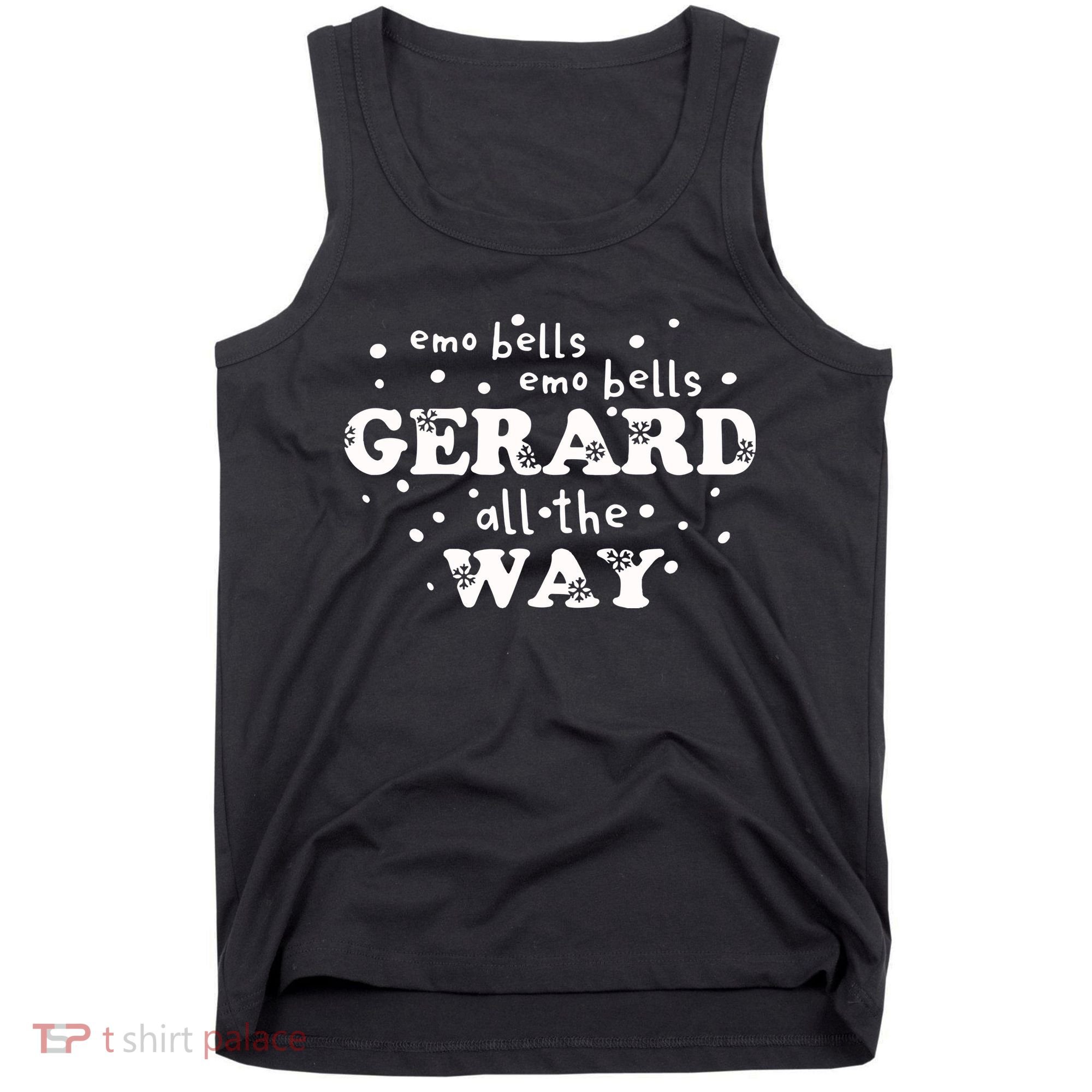 Christmas Emo Bells Emo Bells Gerard All The Way Tank Top