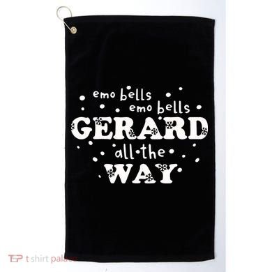 Christmas Emo Bells Emo Bells Gerard All The Way Golf Towel