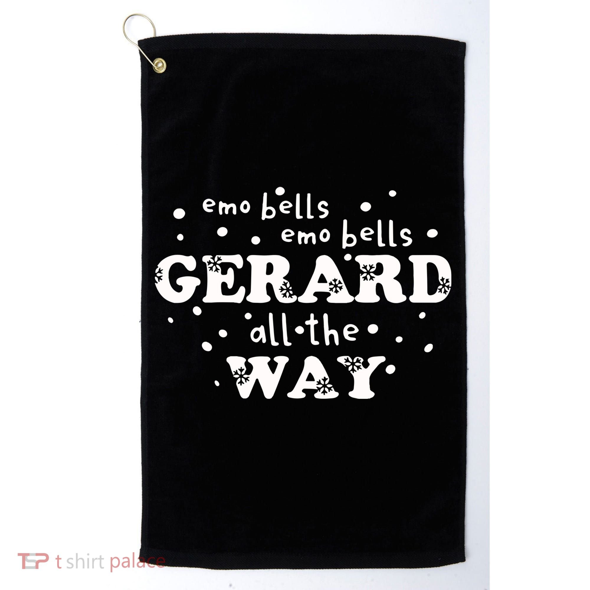 Christmas Emo Bells Emo Bells Gerard All The Way Golf Towel