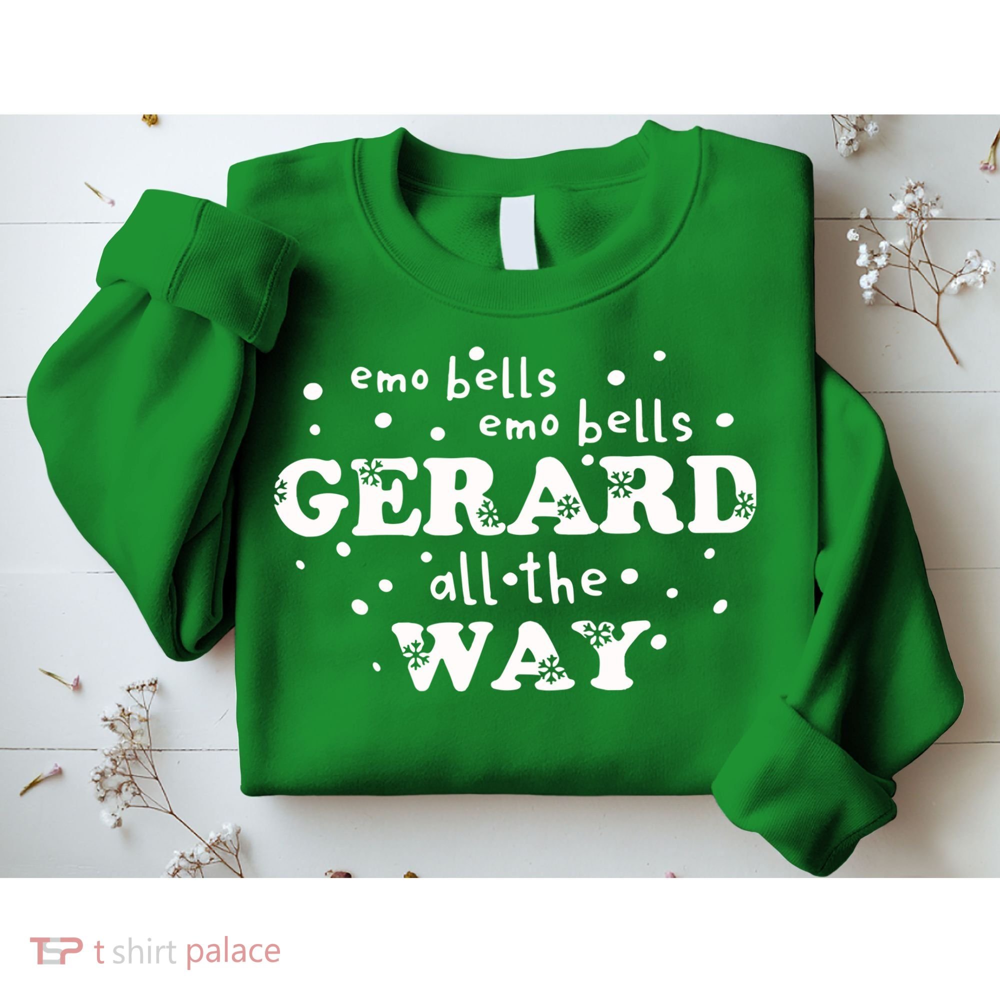 Christmas Emo Bells Emo Bells Gerard All The Way Sweatshirt