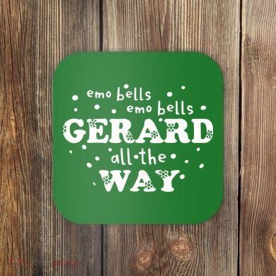 Christmas Emo Bells Emo Bells Gerard All The Way Coaster