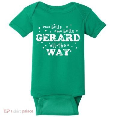 Christmas Emo Bells Emo Bells Gerard All The Way Baby Bodysuit