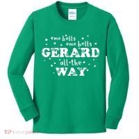 Christmas Emo Bells Emo Bells Gerard All The Way Kids Long Sleeve Shirt thumb 0