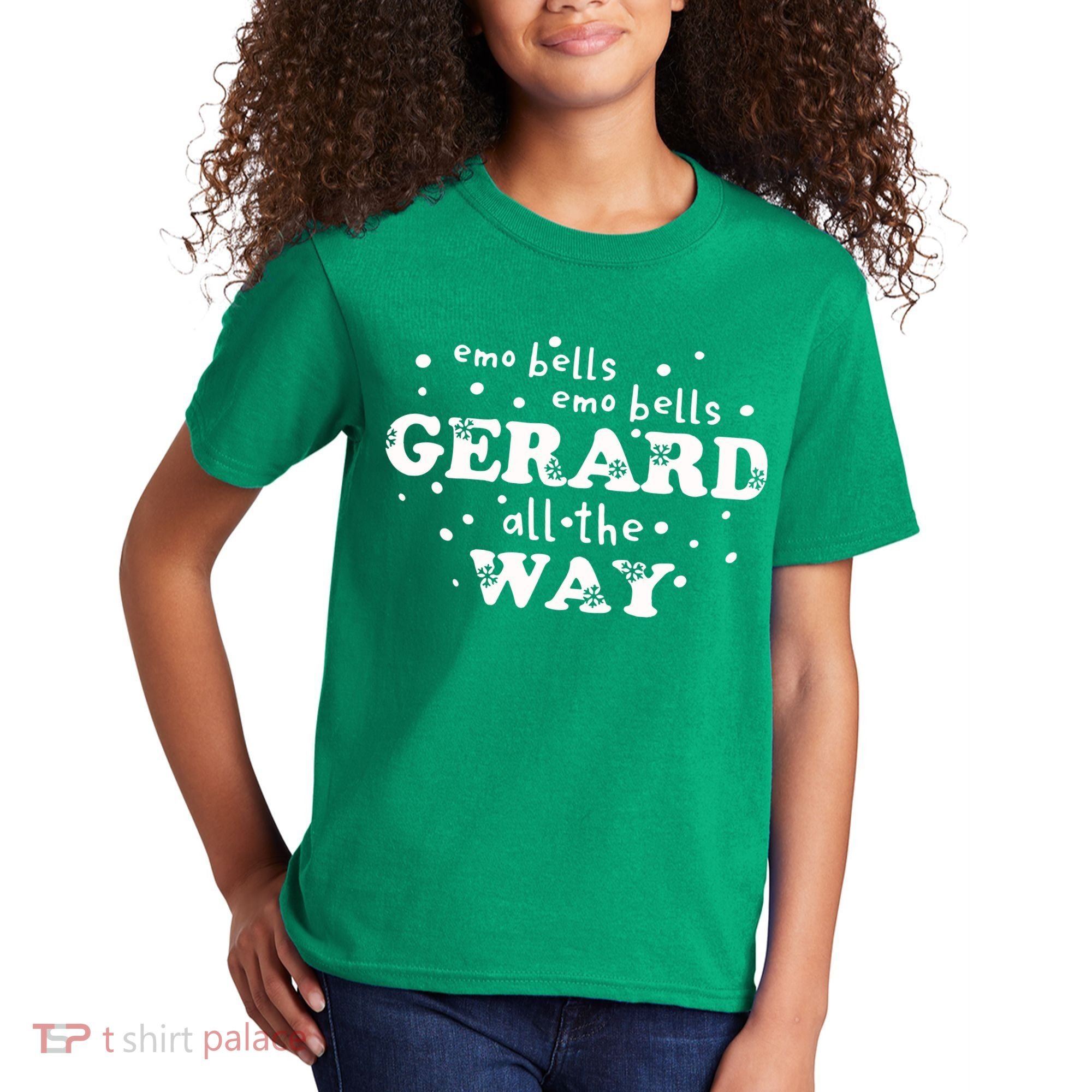 Christmas Emo Bells Emo Bells Gerard All The Way Kids T-Shirt