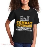 Combat Engineer Because Even Infantry Needs Heroes Kids T-Shirt thumb 2