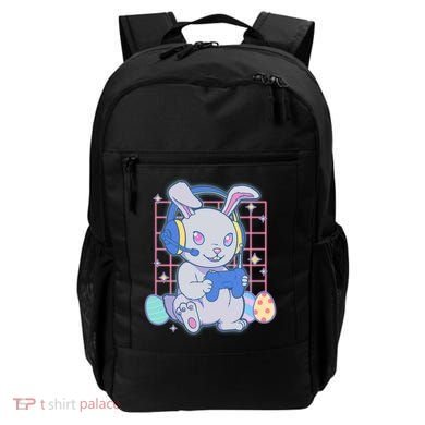 Cute Easter Bunny Rabbit Gamer Backpack