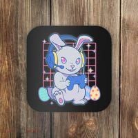 Cute Easter Bunny Rabbit Gamer Coaster thumb 0