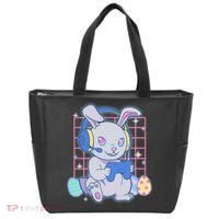 Cute Easter Bunny Rabbit Gamer Tote Bag thumb 0