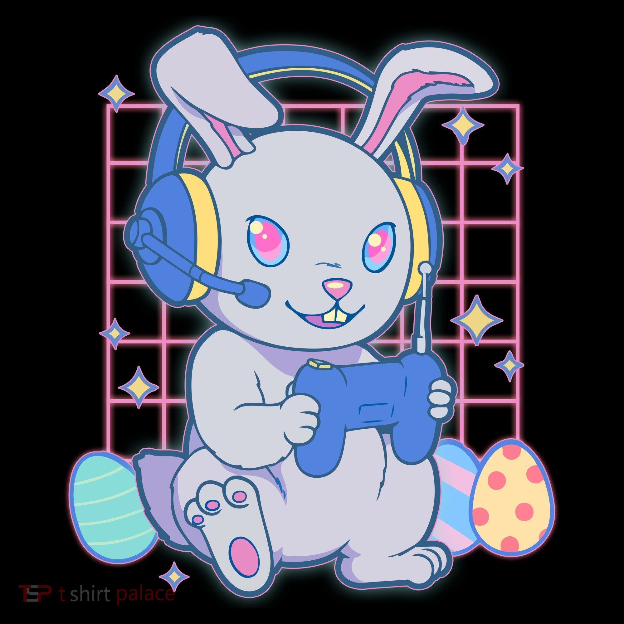Cute Easter Bunny Rabbit Gamer Tote Bag