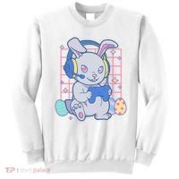Cute Easter Bunny Rabbit Gamer Sweatshirt thumb 0