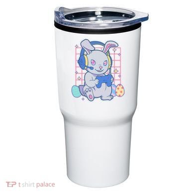 Cute Easter Bunny Rabbit Gamer Tumbler