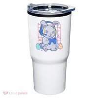 Cute Easter Bunny Rabbit Gamer Tumbler thumb 0