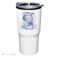 Cute Easter Bunny Rabbit Gamer Tumbler thumb 0