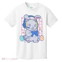 Cute Easter Bunny Rabbit Gamer Kids T-Shirt thumb 0