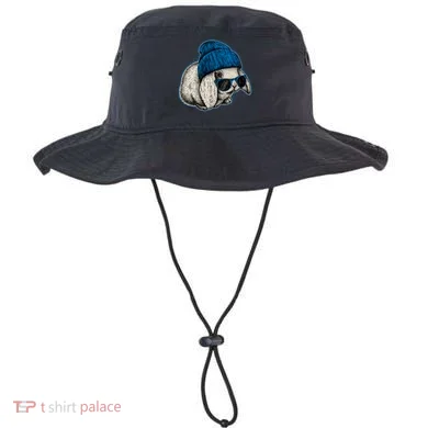 Cute Easter Cool Blue Bunny Rabbit Bucket Hat