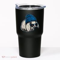 Cute Easter Cool Blue Bunny Rabbit Tumbler thumb 0