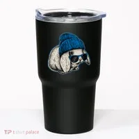 Cute Easter Cool Blue Bunny Rabbit Tumbler thumb 0