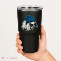 Cute Easter Cool Blue Bunny Rabbit Tumbler thumb 2