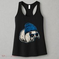 Cute Easter Cool Blue Bunny Rabbit Women's Tank Top thumb 3