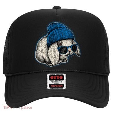 Cute Easter Cool Blue Bunny Rabbit Hat