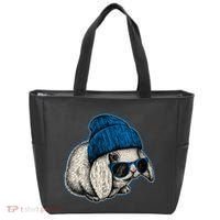 Cute Easter Cool Blue Bunny Rabbit Tote Bag thumb 0