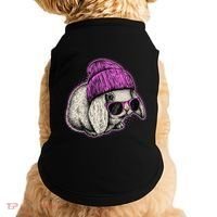 Cute Easter Cool Pink Bunny Rabbit Doggie Tank thumb 0