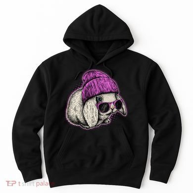 Cute Easter Cool Pink Bunny Rabbit Hoodie