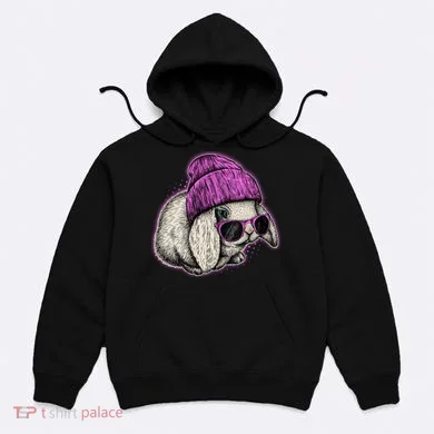 Cute Easter Cool Pink Bunny Rabbit Hoodie