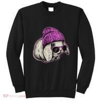 Cute Easter Cool Pink Bunny Rabbit Sweatshirt thumb 0