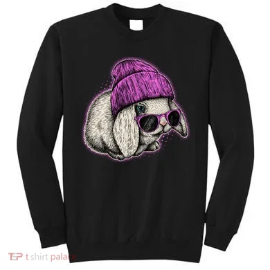 Cute Easter Cool Pink Bunny Rabbit Sweatshirt