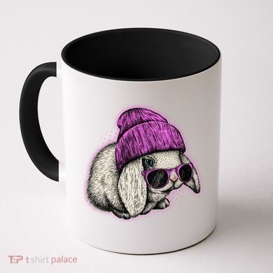 Cute Easter Cool Pink Bunny Rabbit Coffee Mug