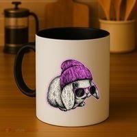 Cute Easter Cool Pink Bunny Rabbit Coffee Mug thumb 4