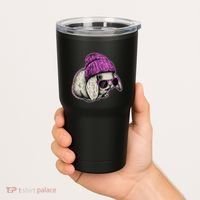 Cute Easter Cool Pink Bunny Rabbit Tumbler thumb 2