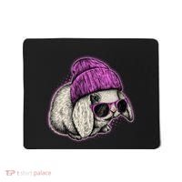 Cute Easter Cool Pink Bunny Rabbit Mousepad thumb 0