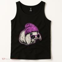 Cute Easter Cool Pink Bunny Rabbit Tank Top thumb 2