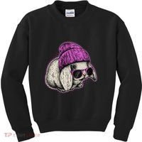 Cute Easter Cool Pink Bunny Rabbit Kids Sweatshirt thumb 0