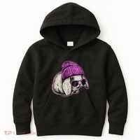Cute Easter Cool Pink Bunny Rabbit Kids Hoodie thumb 0
