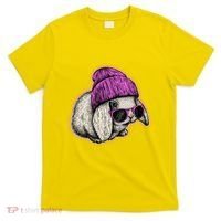 Cute Easter Cool Pink Bunny Rabbit T-Shirt thumb 0