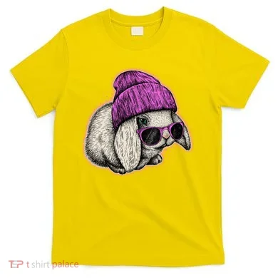 Cute Easter Cool Pink Bunny Rabbit T-Shirt