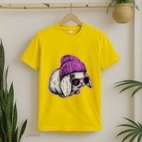 Cute Easter Cool Pink Bunny Rabbit T-Shirt thumb 2