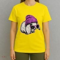 Cute Easter Cool Pink Bunny Rabbit T-Shirt thumb 4