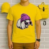 Cute Easter Cool Pink Bunny Rabbit T-Shirt thumb 6
