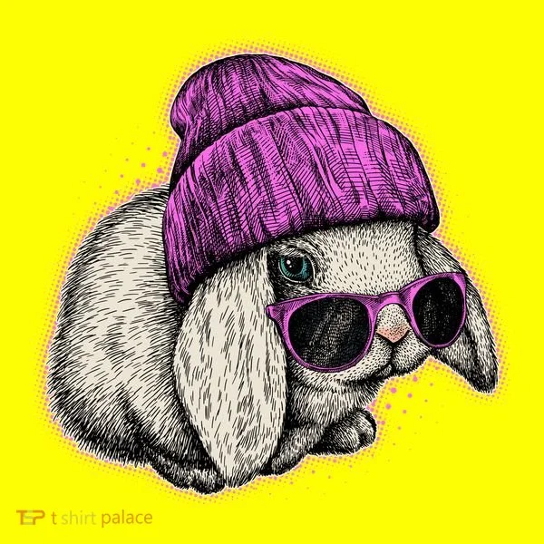 Cute Easter Cool Pink Bunny Rabbit Women's T-Shirt