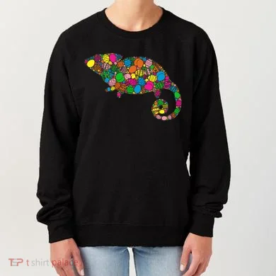 Colorful Egg Chameleon Gift Gift Easter Day Gift Women's Sweatshirt