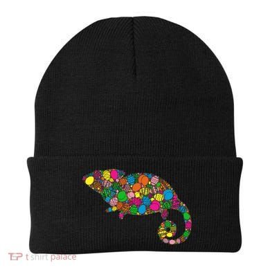 Colorful Egg Chameleon Gift Gift Easter Day Gift Beanie