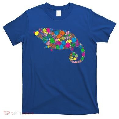 Colorful Egg Chameleon Gift Gift Easter Day Gift T-Shirt