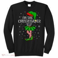 Cheerleader Elf Christmas Matching Family Elf Sweatshirt thumb 0