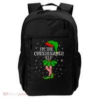 Cheerleader Elf Christmas Matching Family Elf Backpack thumb 0