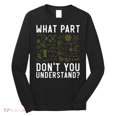 Chemical Engineer Chemist Chemistry Periodic Table Long Sleeve Shirt